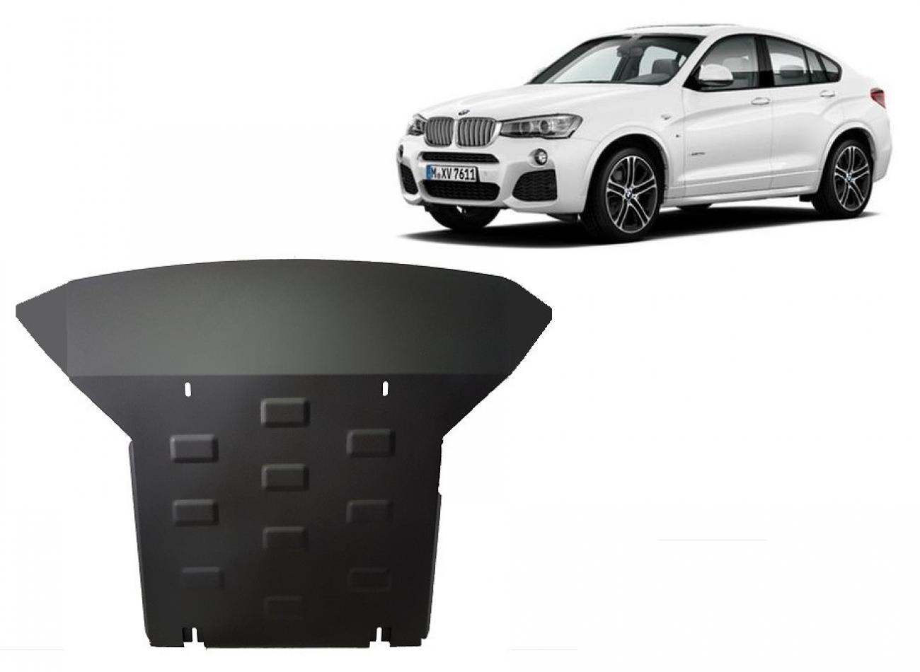 Hasplåt Stål Motor+ | BMW X4 F26 (2014-2018) - 2