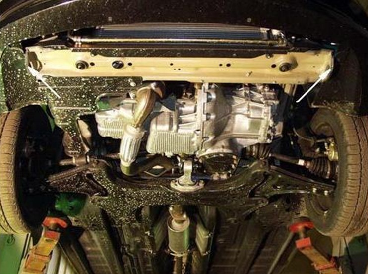 Protezione inferiore in acciaio Motore+ | Chevrolet Kalos (2004-2008) - 4