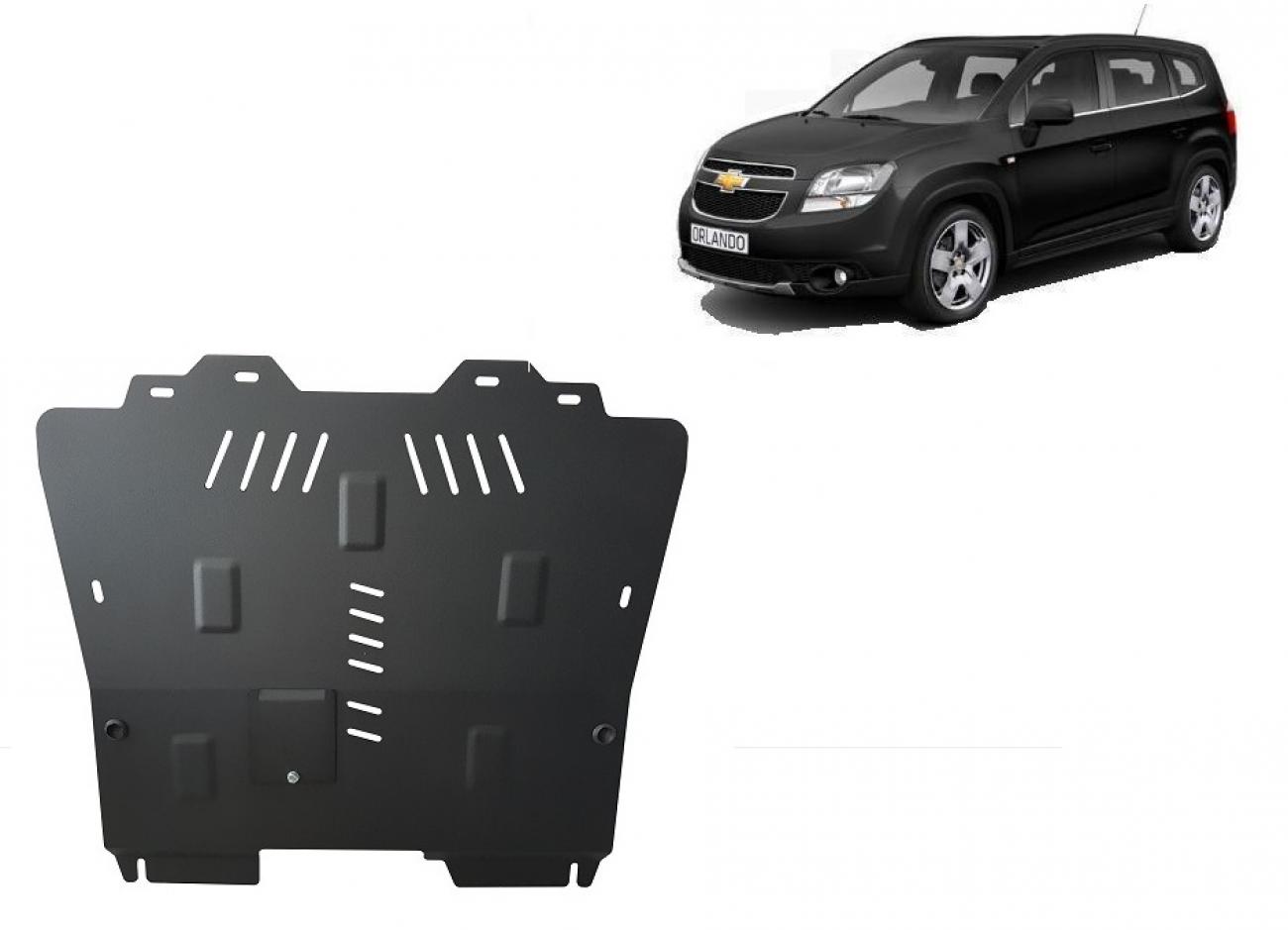 Hasplåt Stål Motor+ | Chevrolet Orlando (2011-2018) - 2