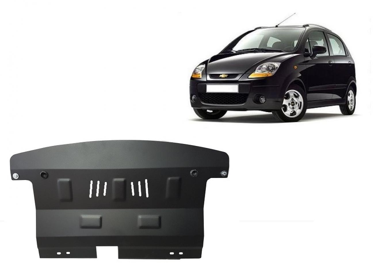 Pohjapanssari Teräs Moottori+ | Chevrolet Spark (2005-2009) - 2