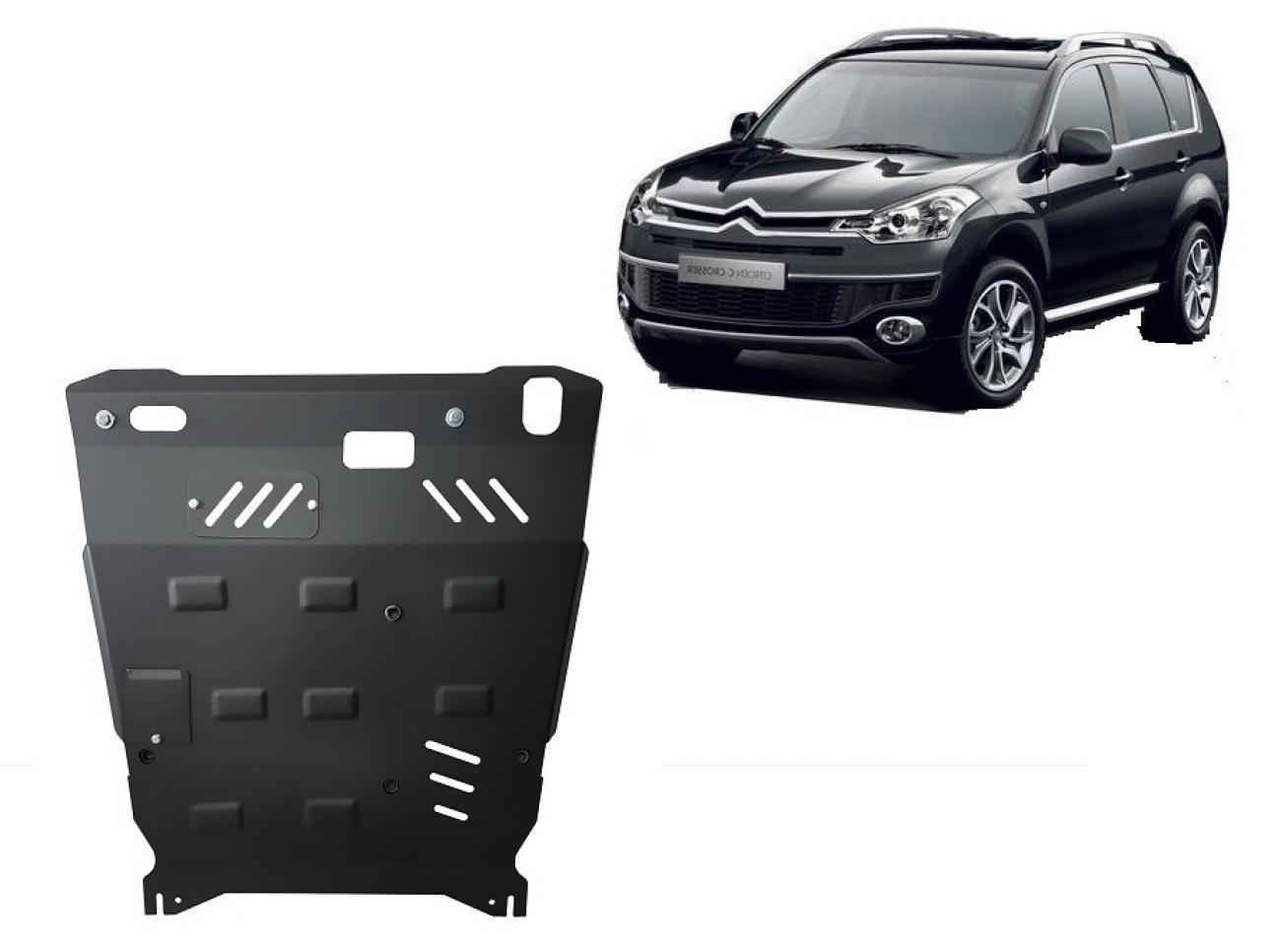 Bunnplate Stål Motor+ | Citroën C-Crosser (2007-2012) - 2