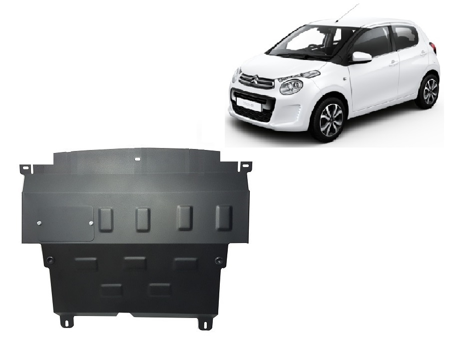 Skid plate Steel Engine+ | Citroën C1 (2014-2022) - 2