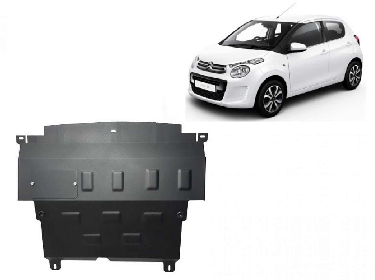 Skid plate Steel Engine+ | Citroën C1 (2014-2022) - 2
