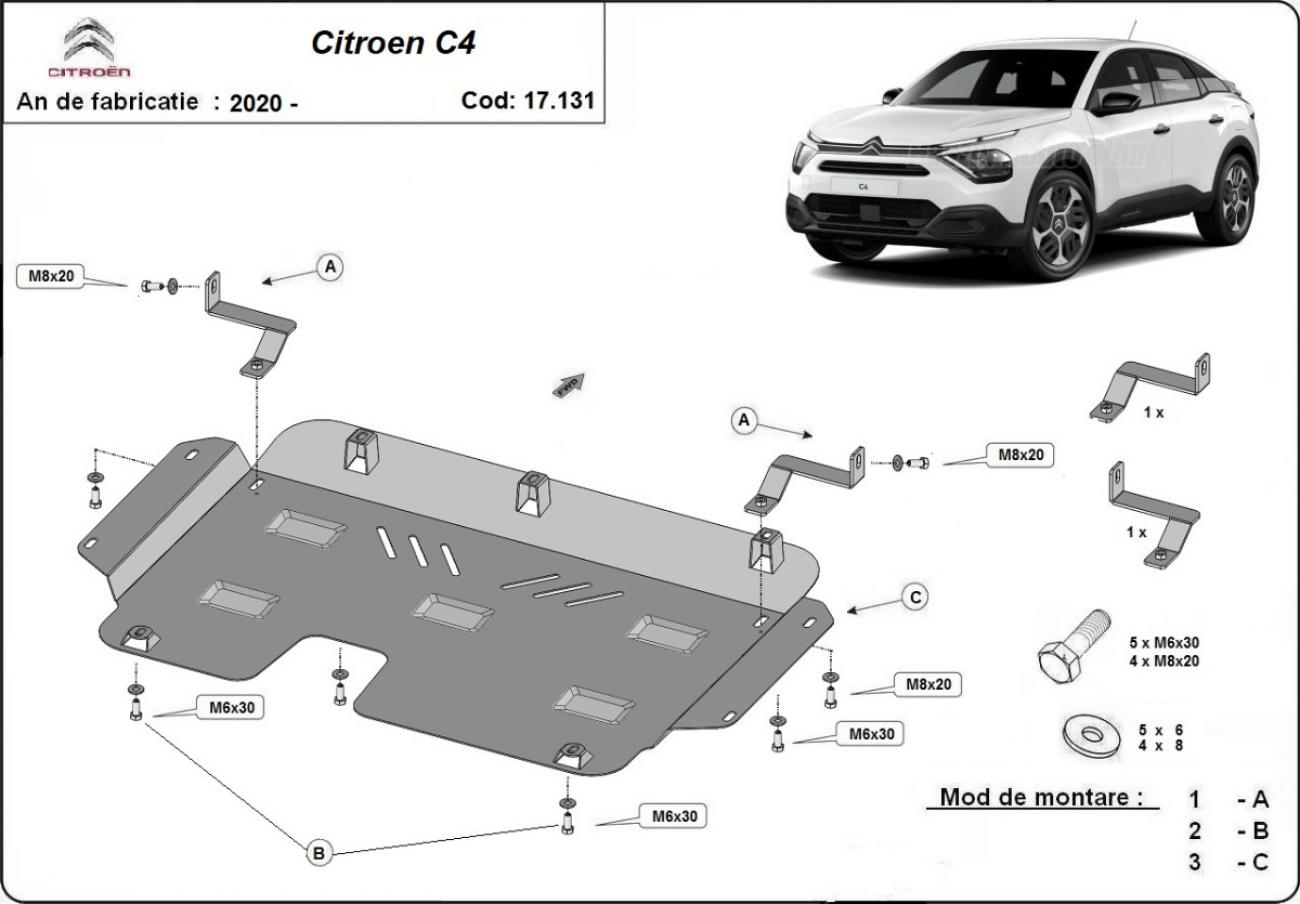 Skid plate Steel Engine+ | Citroën C4 (2020-2026) - 3