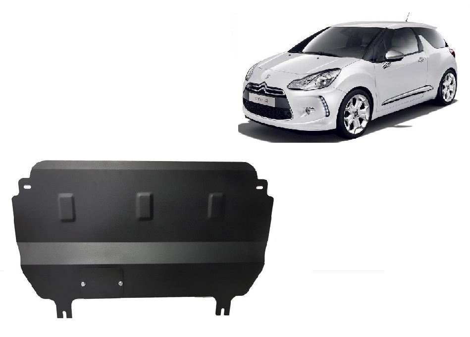 Skid plate Steel Engine+ | Citroën DS3 (2009-2026) - 2