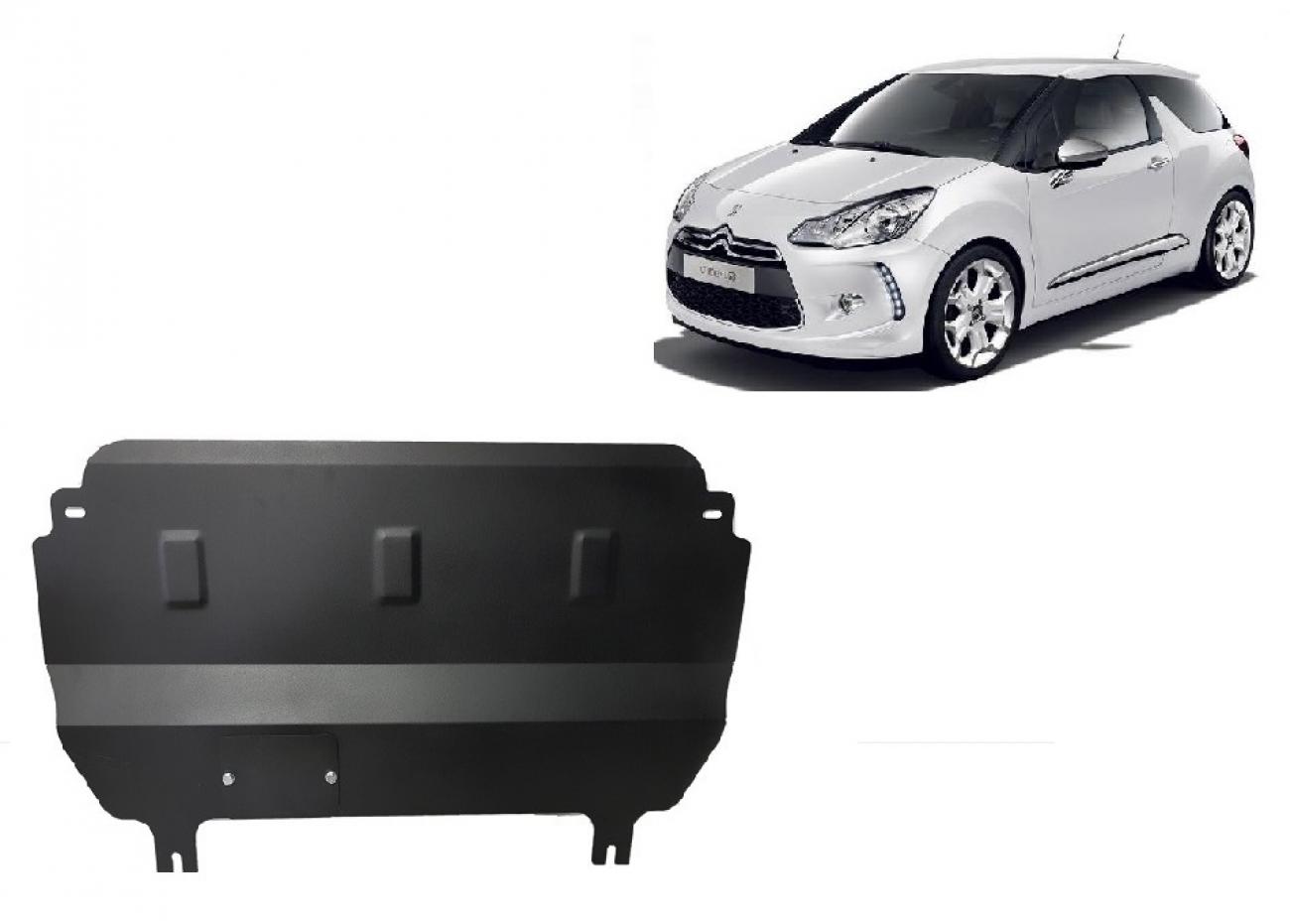 Skid plate Steel Engine+ | Citroën DS3 (2009-2026) - 2