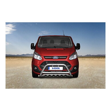 EU Bullbar with Skid Plate - Ford Transit Custom 2013-2017