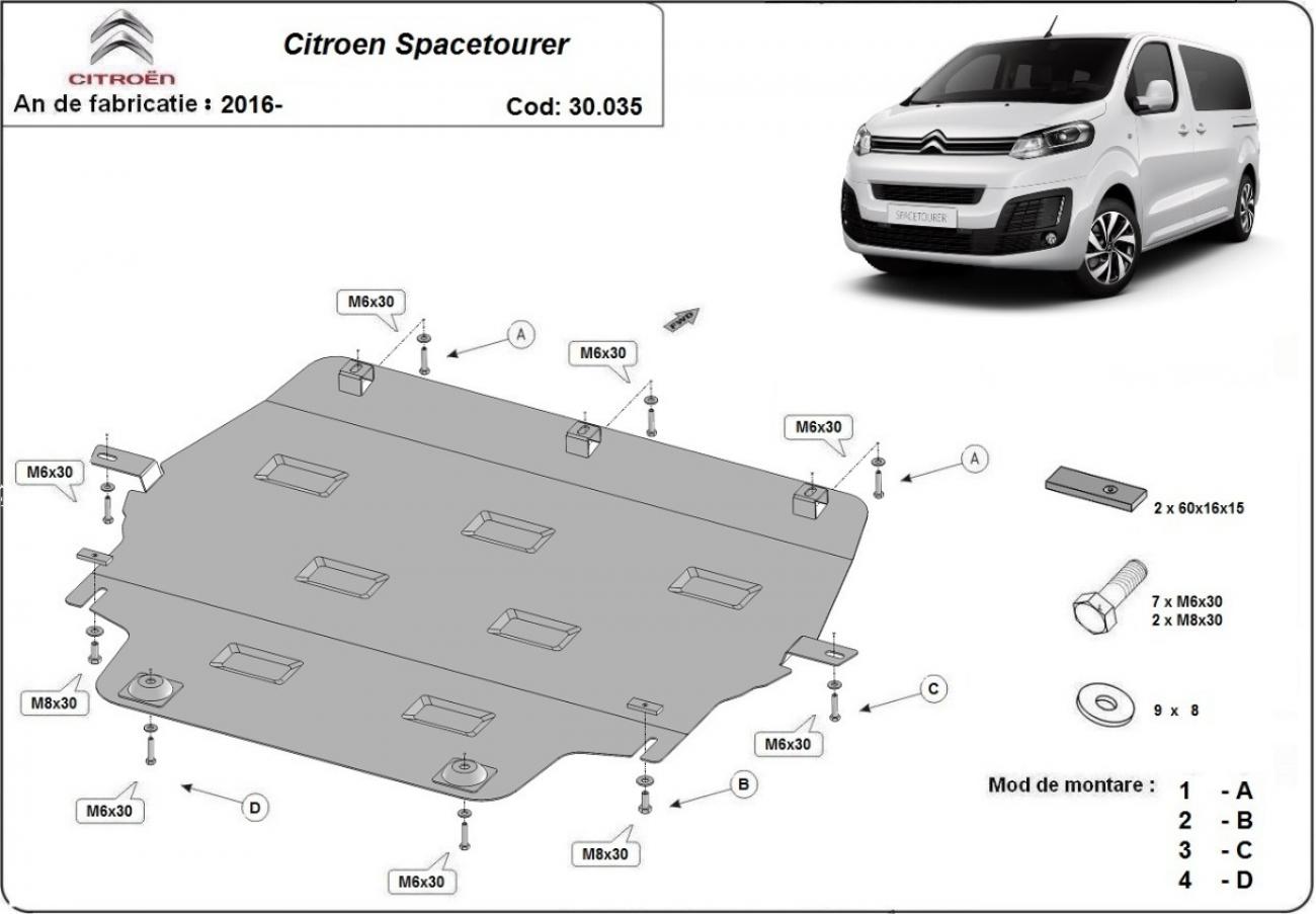 Skid plate Steel Engine+ | Citroën Spacetourer (2016-2026) - 3