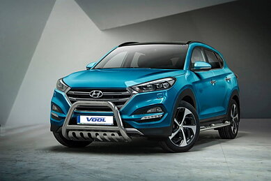 EU Bullbar with Skid Plate - Hyundai Tucson 2016-