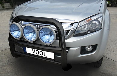 STOR 76MM Frontbøyle [Svart] - Isuzu D-MAX 2012-2016
