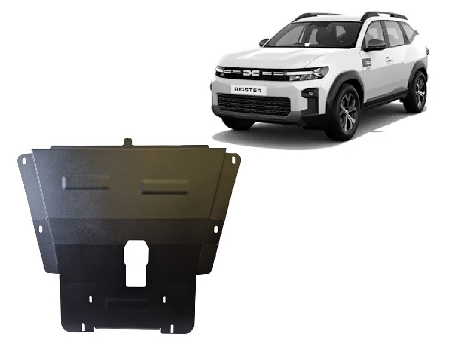 Protezione inferiore in acciaio Motore+ | Dacia Bigster - 4x4 + 4x2 (2025-2026) - 2