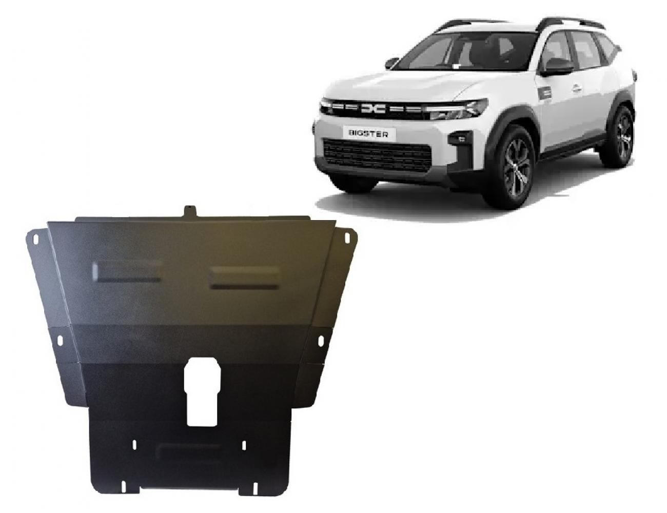 Skid plate Steel Engine+ | Dacia Bigster - 4x4 + 4x2 (2025-2026) - 2