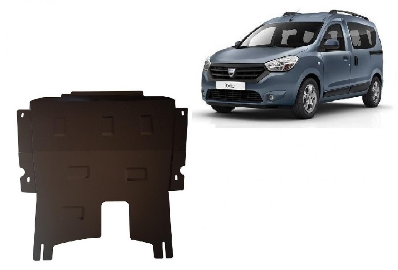 Hasplåt Stål Motor+ | Dacia Dokker (2012-2026) - 2