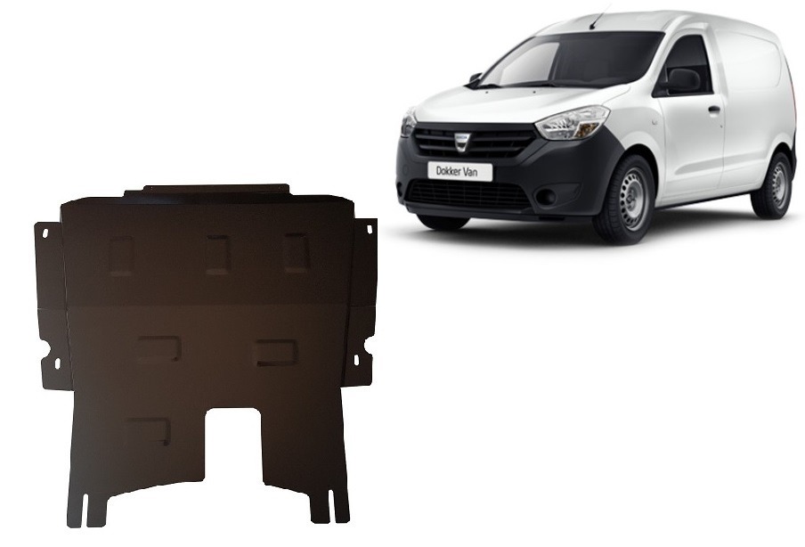 Protector inferior de acero Motor+ | Dacia Dokker (2012-2026) - 2