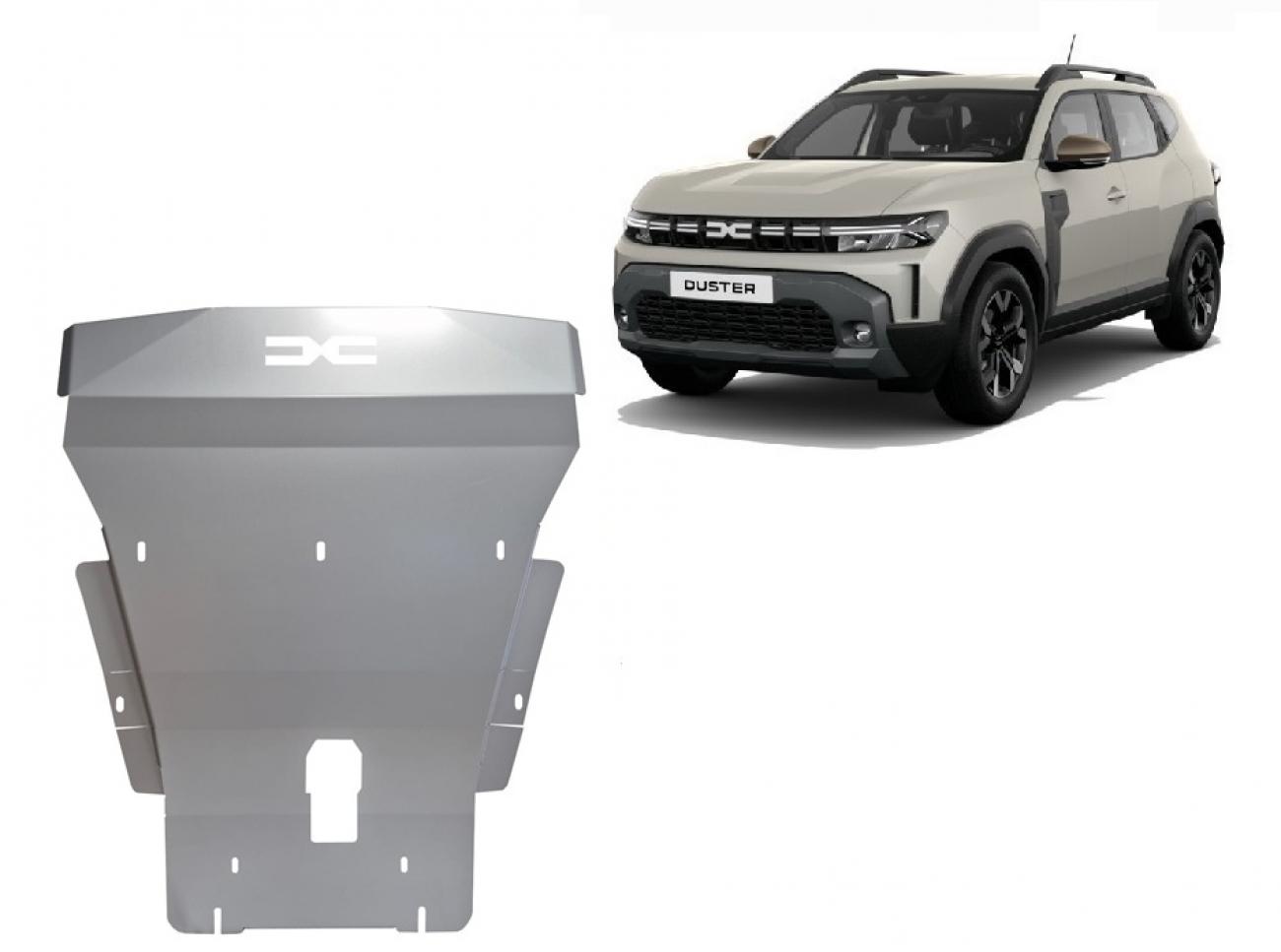 Bunnplate Stål Motor+ | Dacia Duster - 4x2 (2024-2026) - 2