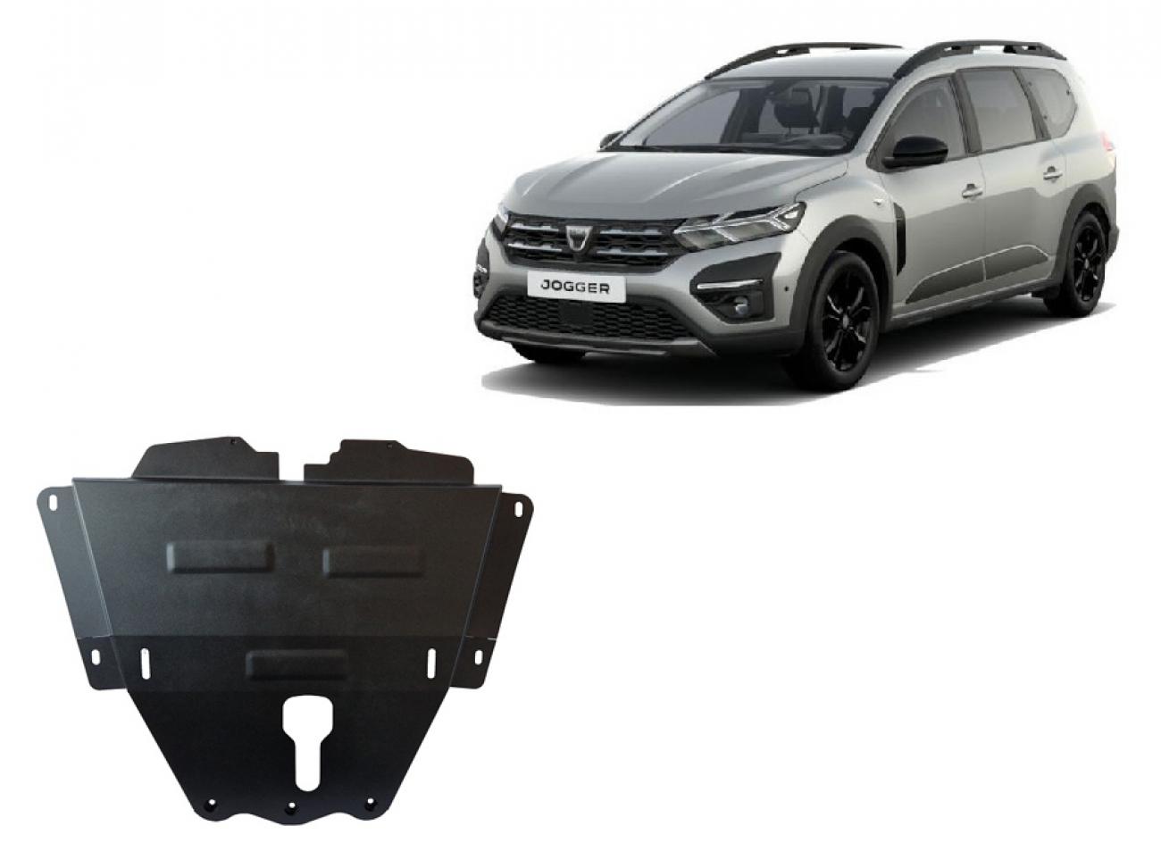 Bunnplate Stål Motor+ | Dacia Jogger (2021-2026) - 2