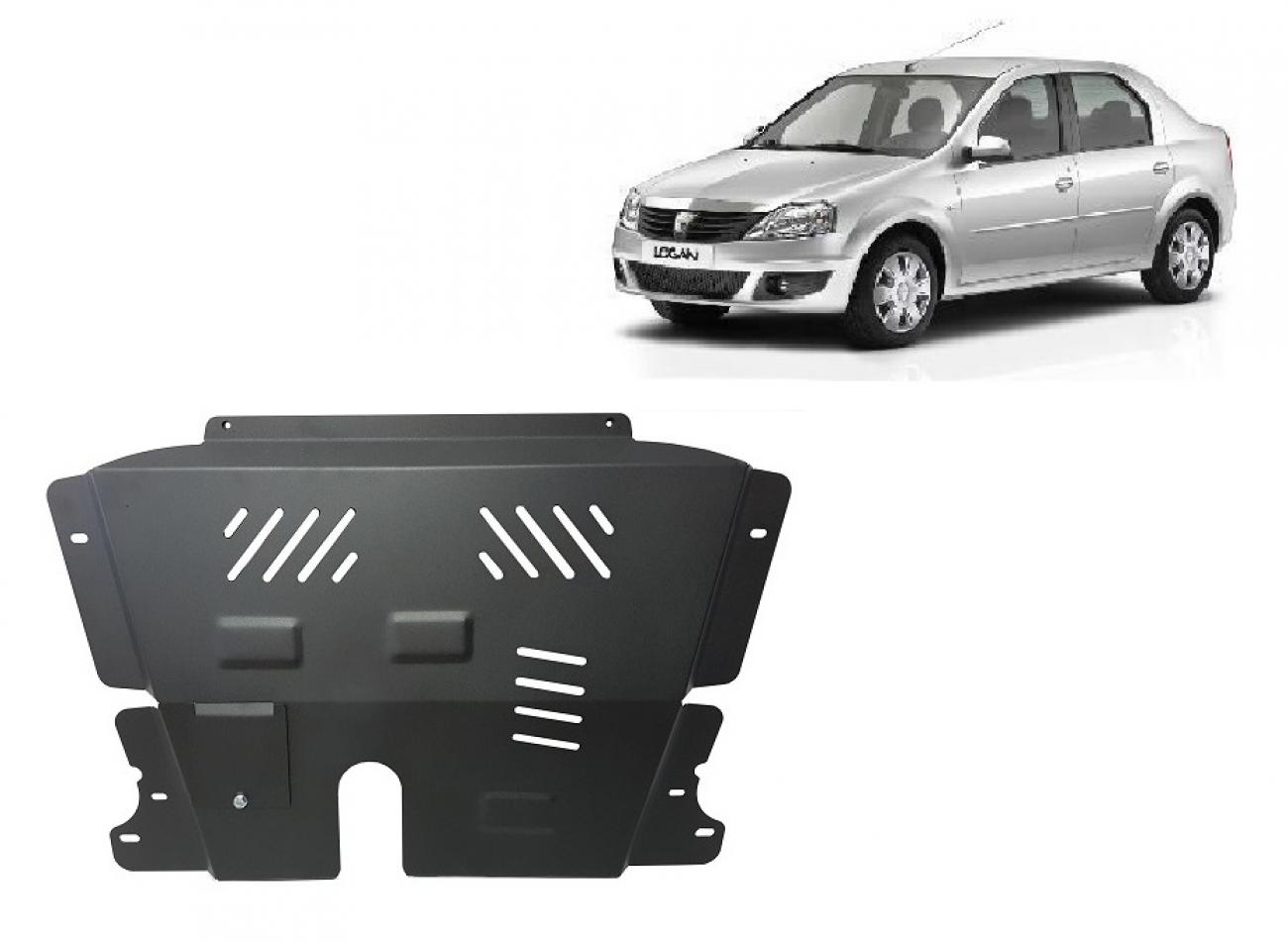 Hasplåt Stål Motor+ | Dacia Logan 1 (2004-2012) - 2