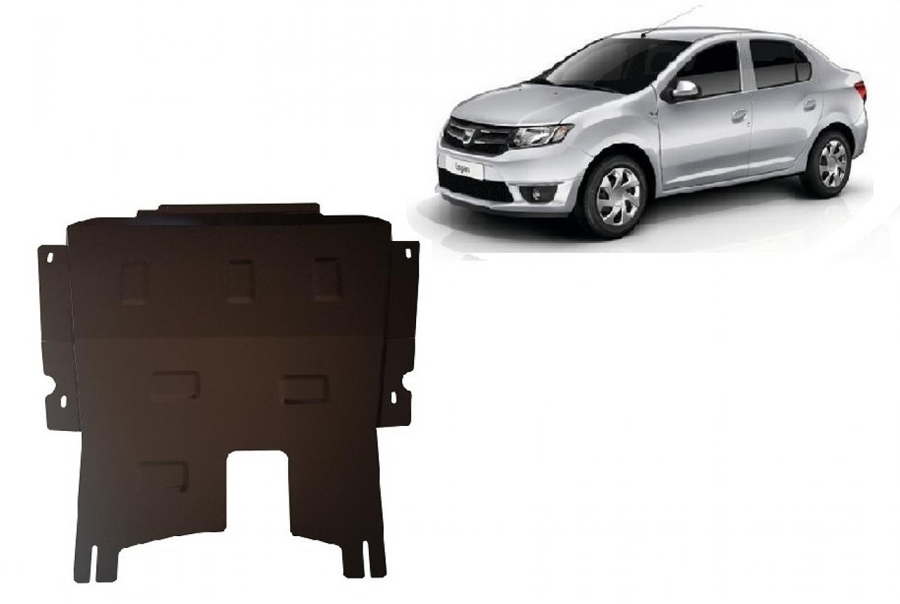 Bundplade Stål Motor+ | Dacia Logan 2 (2012-2020) - 2