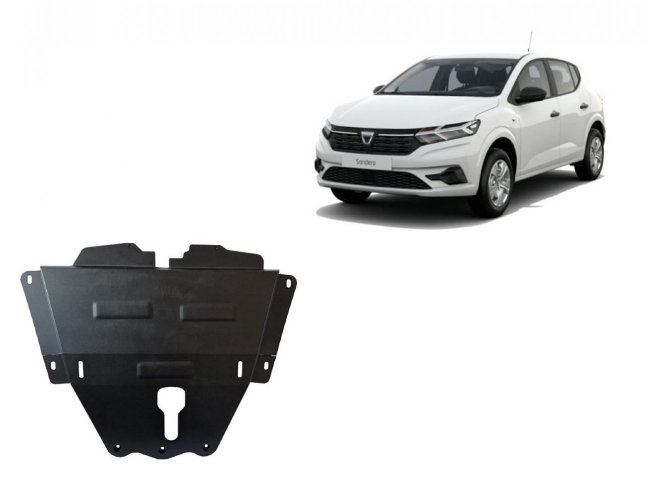 Skid plate Steel Engine+ | Dacia Sandero 3 (2021-2026) - 2