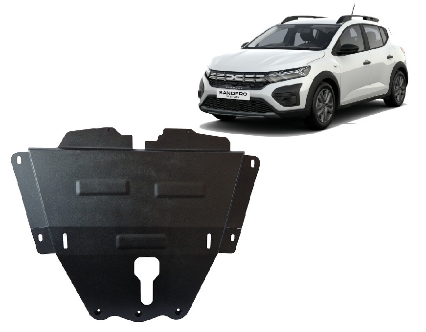 Protection inférieure en acier Moteur+ | Dacia Sandero 3 Stepway (2021-2026) - 2