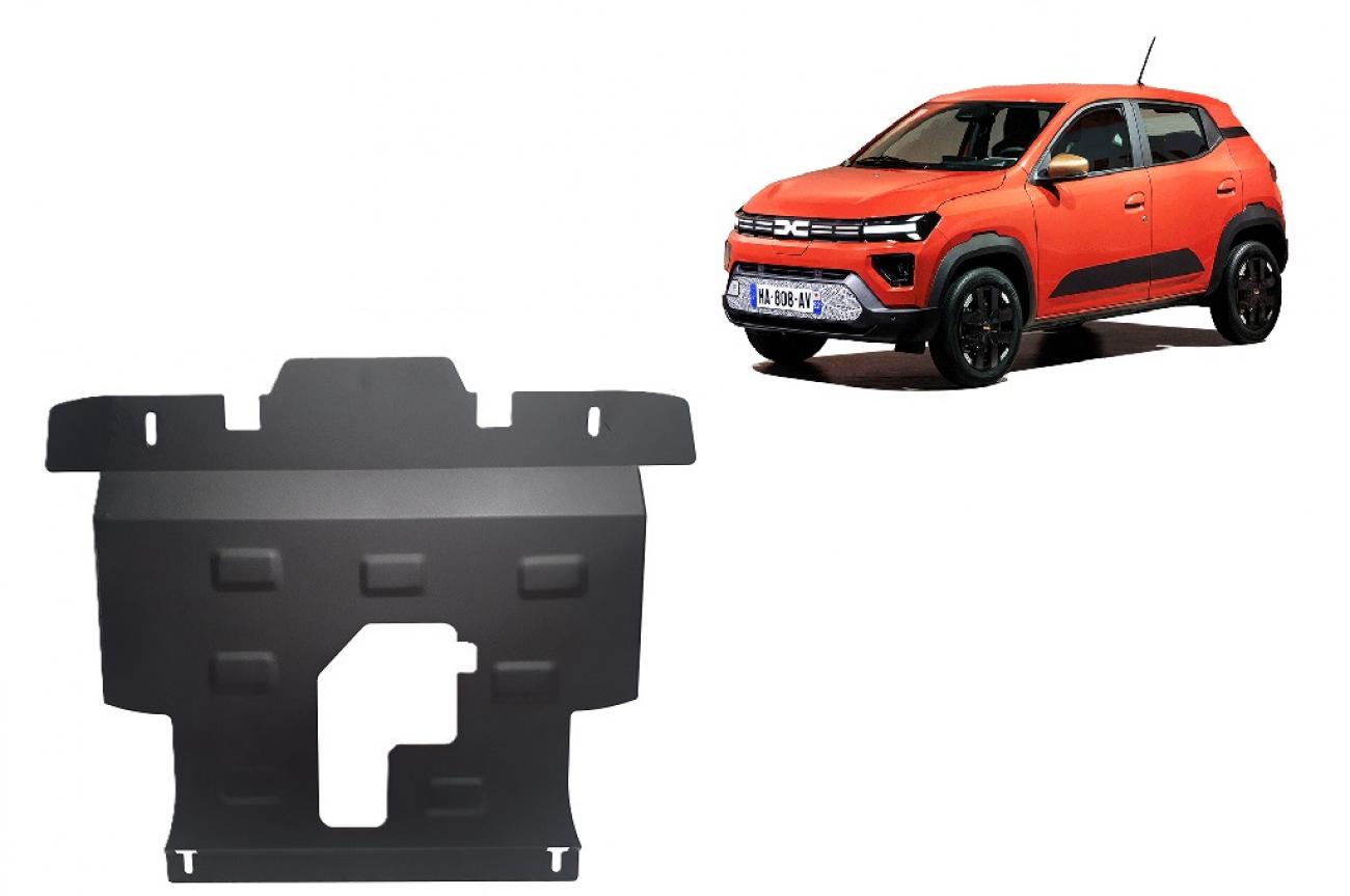 Pohjapanssari Teräs Moottori+ | Dacia Spring (2024-2026) - 2