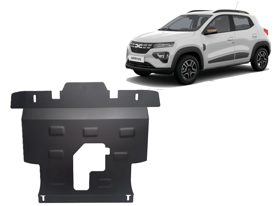 Protection inférieure en acier Moteur+ | Dacia Spring Extreme (2023-2026) - 2