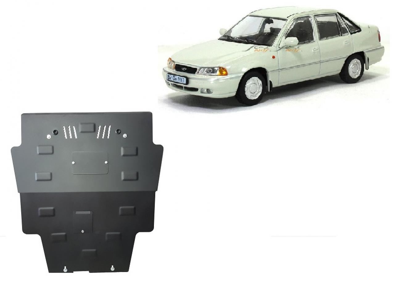 Hasplåt Stål Motor+ | Daewoo Cielo (1995-2008) - 2