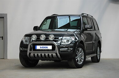 EU Frontbøjle med bundplade - Mitsubishi Pajero 2007-