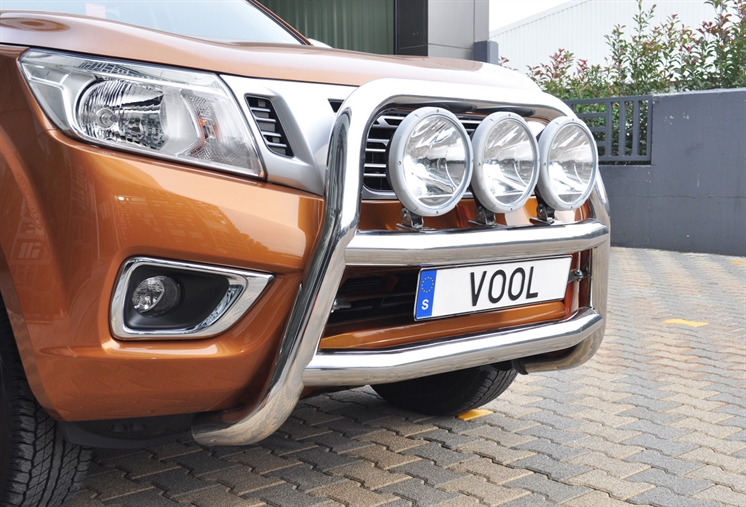 LARGE 76MM Bullbar - Nissan Navara (NP300) 16- - Extraljuskungen.com