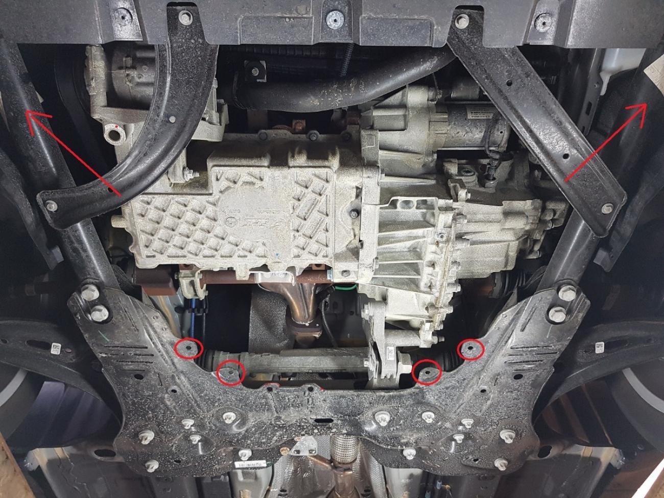 Hasplåt Stål Motor+ | Fiat 500x (2014-2026) - 4