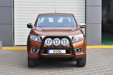 STOR 76MM Frontbøjle [Sort] - Nissan Navara 2016-