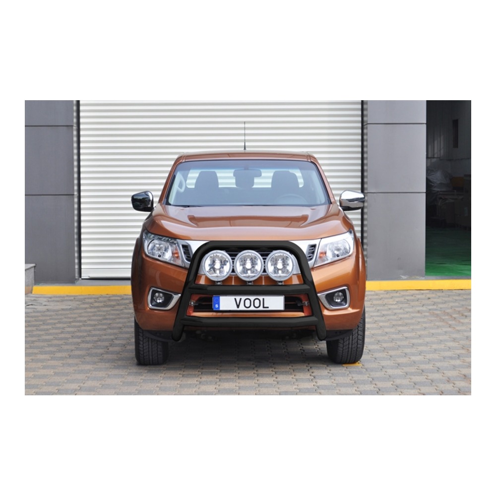 LARGE 76MM Bullbar [Black] - Nissan Navara 2016-