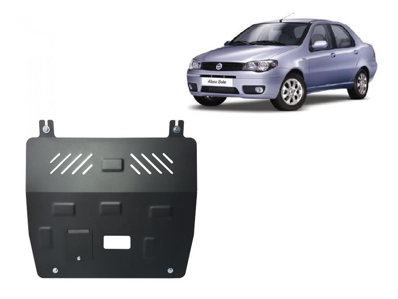 Bundplade Stål Motor+ | Fiat Albea (2002-2012) - 2