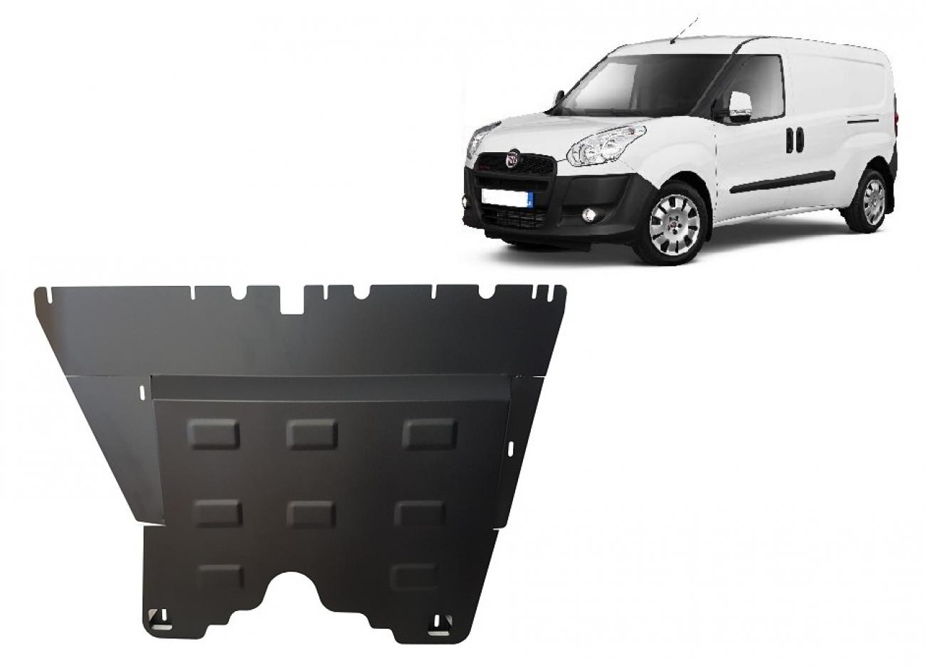 Skid plate Steel Engine+ | Fiat Doblo (2010-2022) - 2