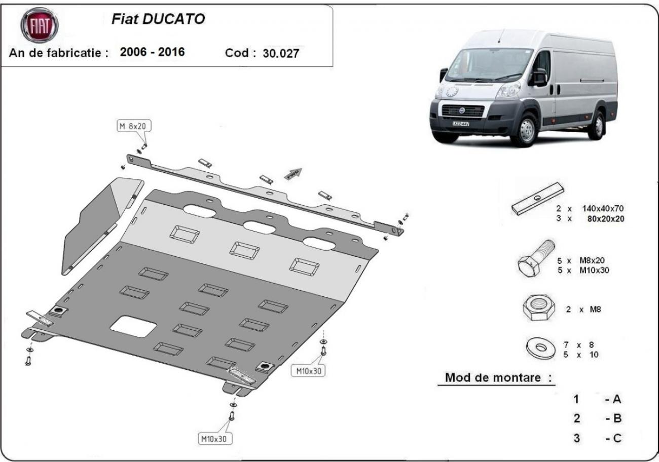 Pohjapanssari Teräs Moottori+ | Fiat Ducato (2006-2016) - 3