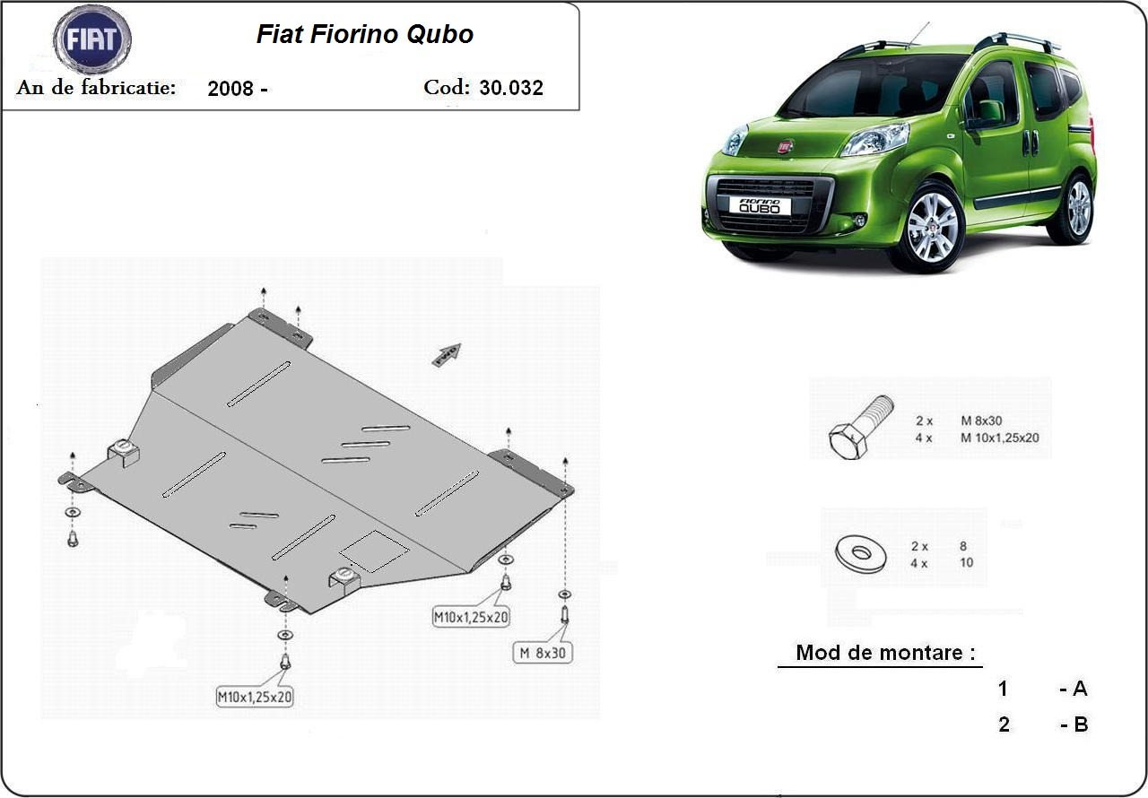 Protector inferior de acero Motor+ | Fiat Fiorino (2007-2021) - 3