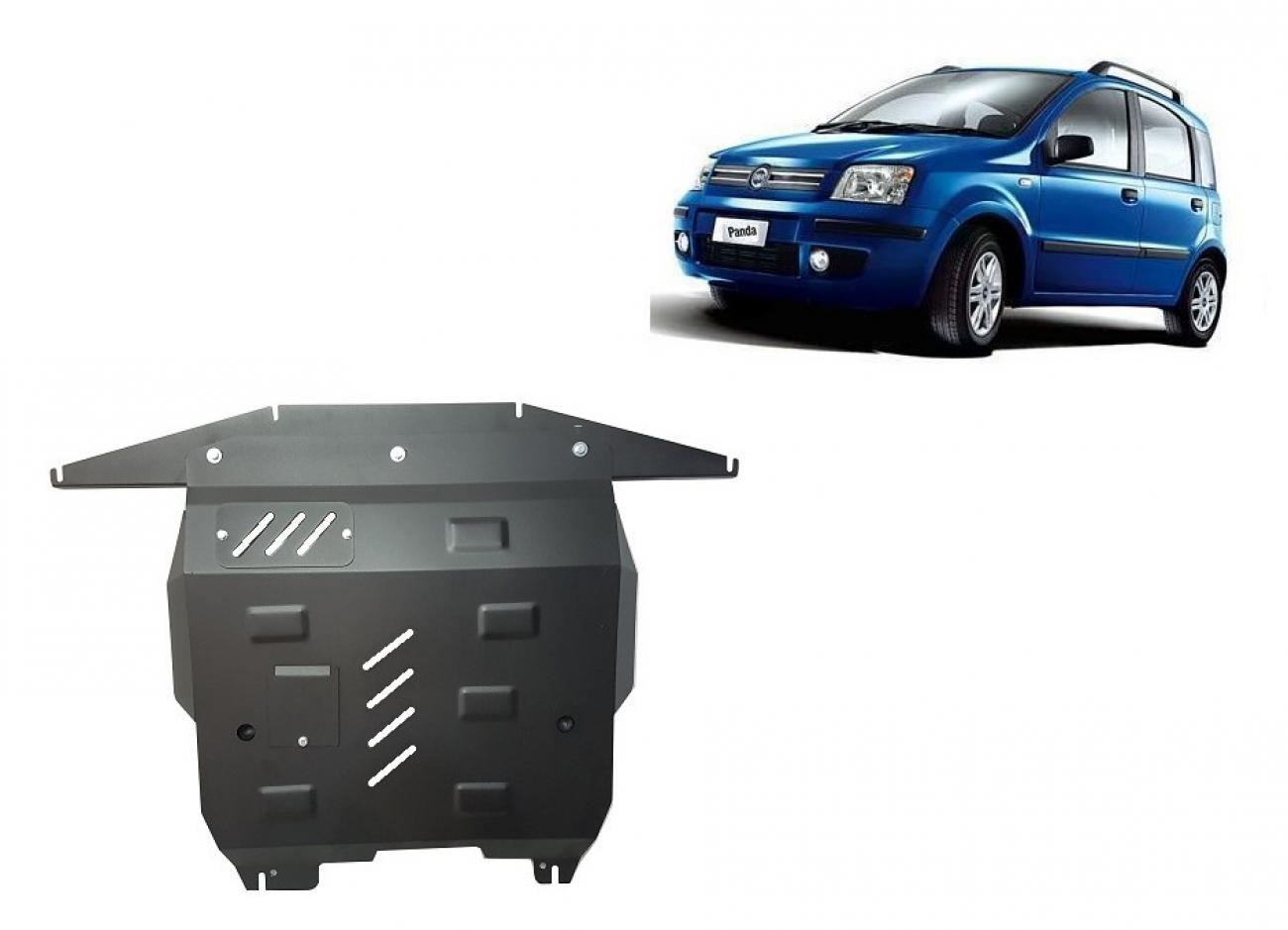 Pohjapanssari Teräs Moottori+ | Fiat Panda (2003-2012) - 2