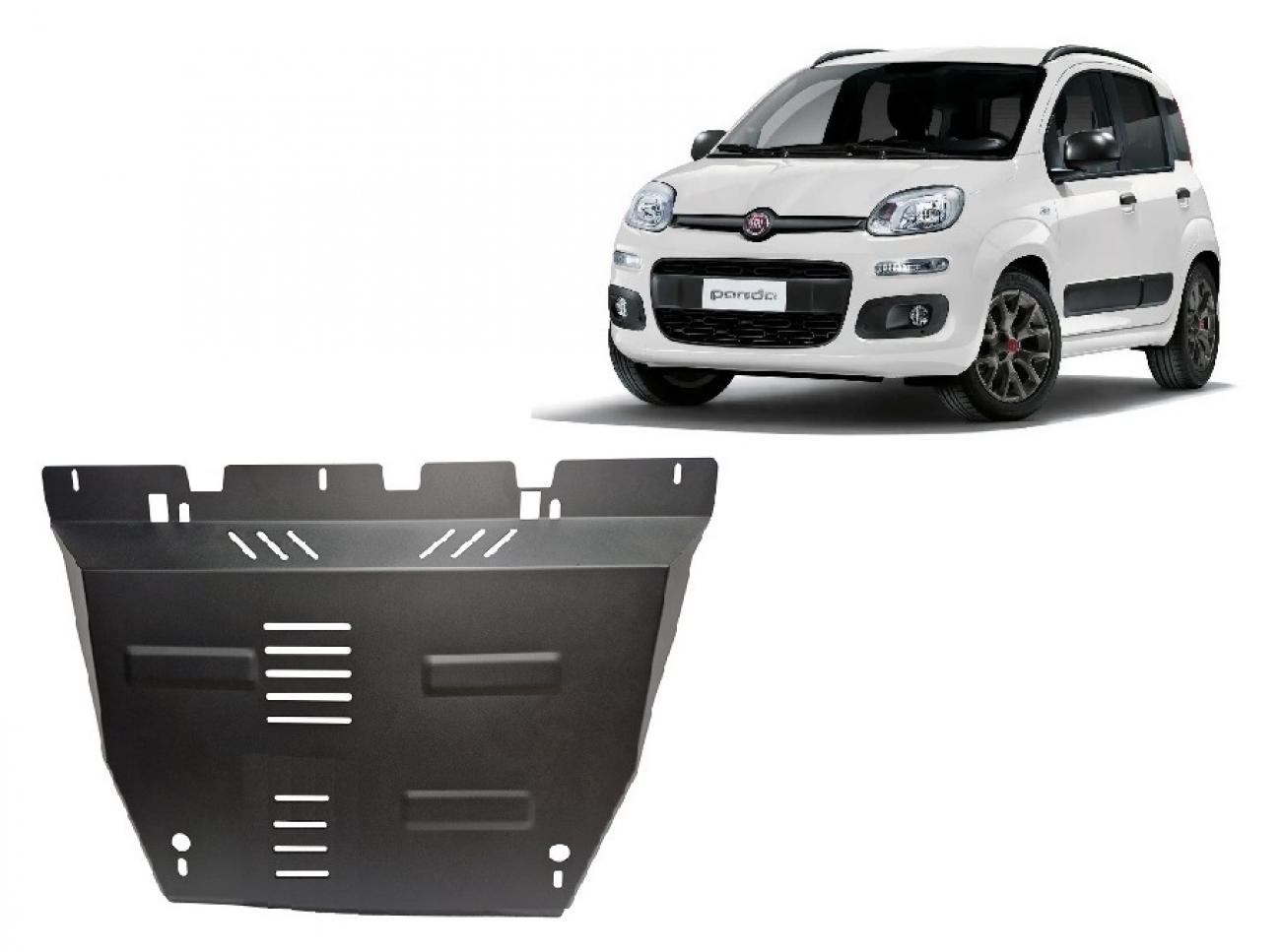 Skid plate Steel Engine+ | Fiat Panda 4x2 (2011-2026) - 2