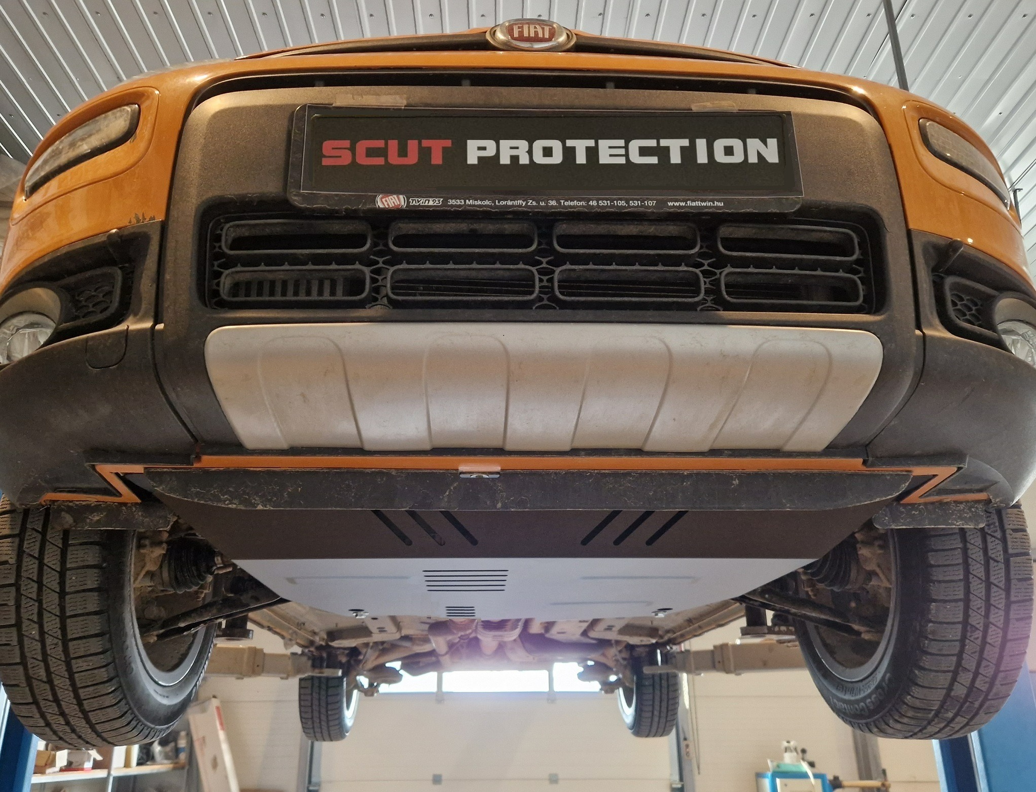 Protection inférieure en acier Moteur+ | Fiat Panda 4x2 (2011-2026) - 8