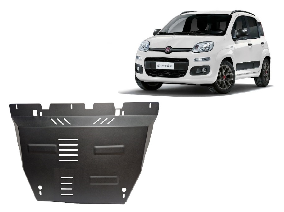 Protection inférieure en acier Moteur+ | Fiat Panda 4x2 (2011-2026) - 2
