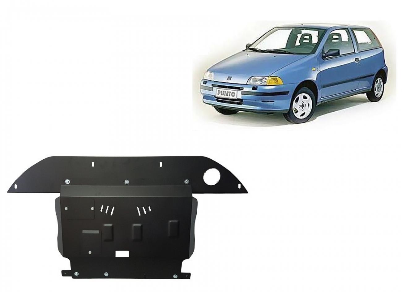 Skid plate Steel Engine+ | Fiat Punto (1993-1999) - 2