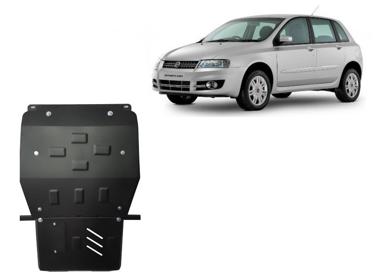 Hasplåt Stål Motor+ | Fiat Stilo (2001-2010) - 2