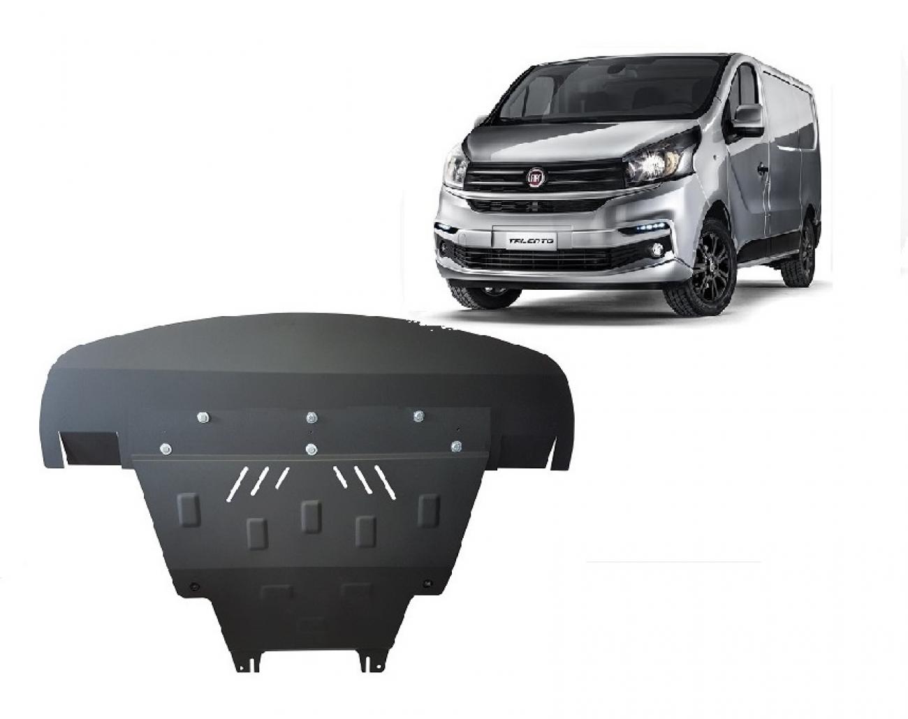 Hasplåt Stål Motor+ | Fiat Talento (2016-2021) - 2