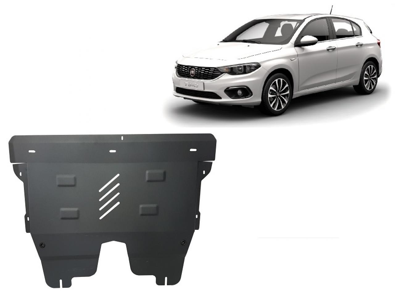 Hasplåt Stål Motor+ | Fiat Tipo (2015-2026) - 2