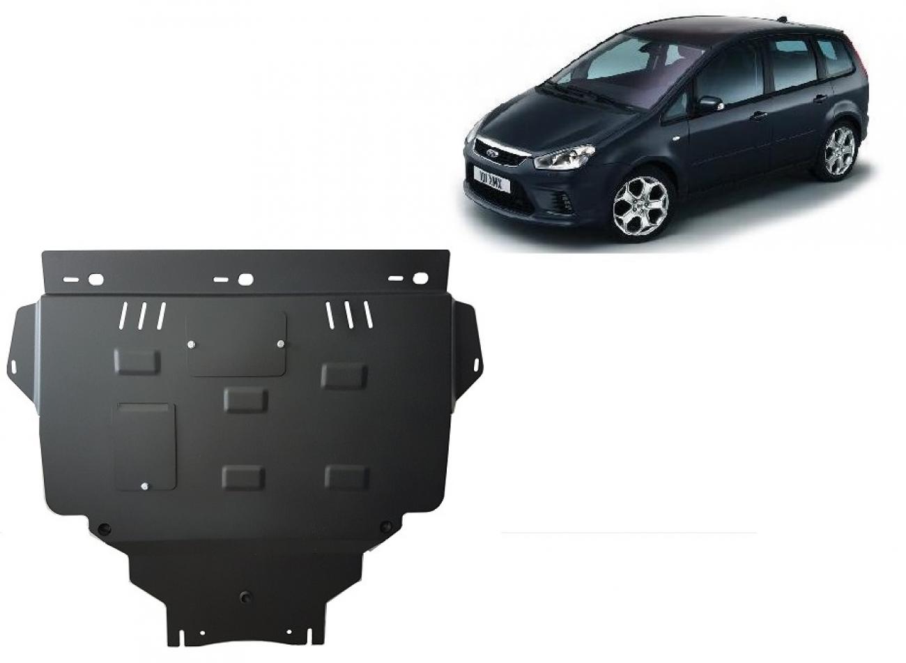 Hasplåt Stål Motor+ | Ford C-Max (2004-2010) - 2