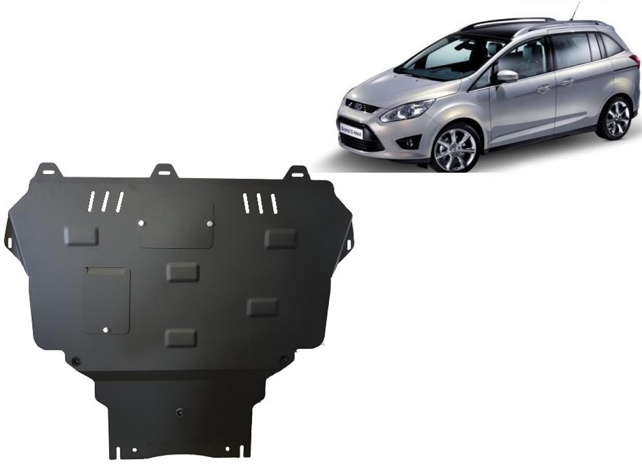 Pohjapanssari Teräs Moottori+ | Ford C-Max (2010-2019) - 2