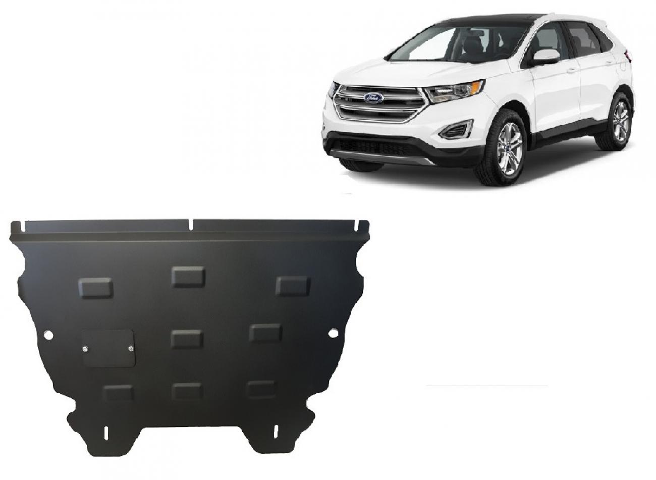 Hasplåt Stål Motor+ | Ford Edge (2014-2021) - 2