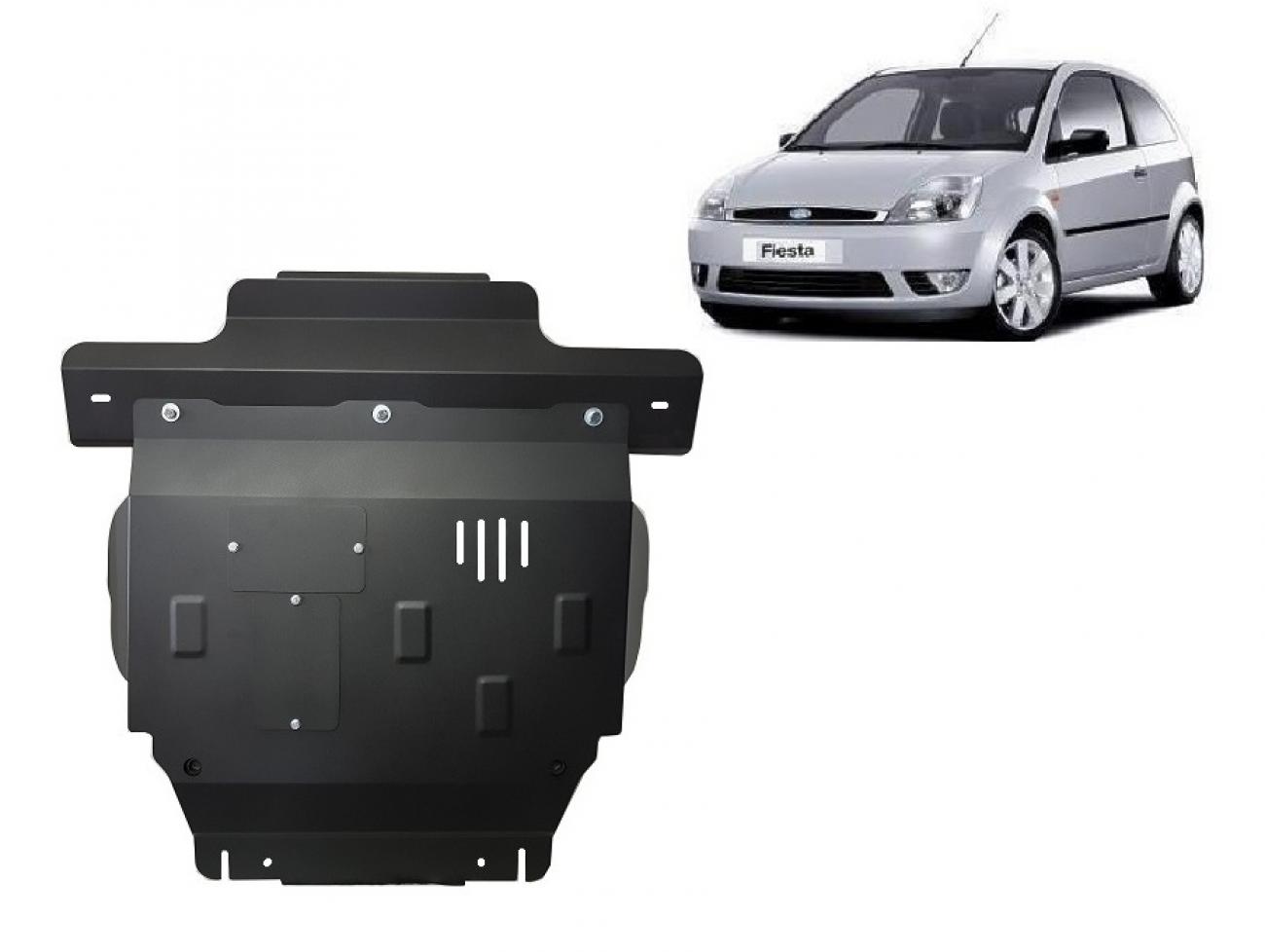 Hasplåt Stål Motor+ | Ford Fiesta (2001-2008) - 2