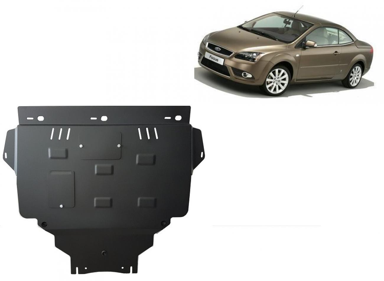 Hasplåt Stål Motor+ | Ford Focus 2 (2004-2010) - 2