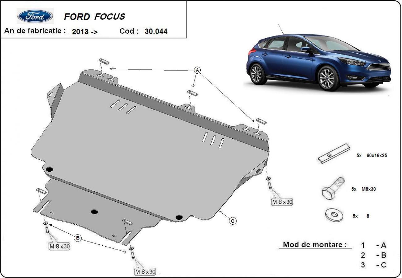 Skid plate Steel Engine+ | Ford Focus 3 (2010-2018) - 3